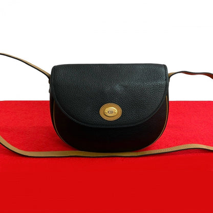 Dior Shoulder Bag leather black Rovelle Bags
