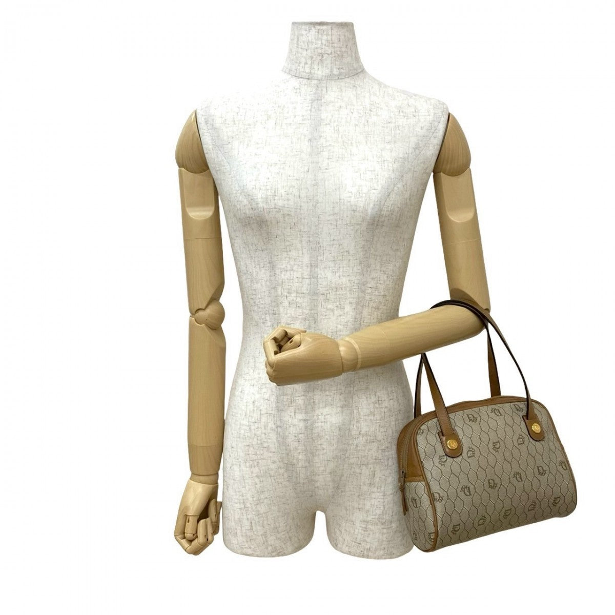 Dior Handbag leather Brown Rovelle Bags