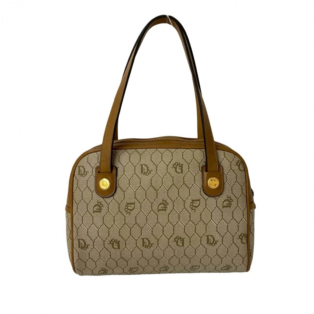 Dior Handbag leather Brown Rovelle Bags