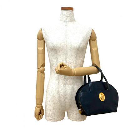 Dior Handbag leather Navy Rovelle Bags