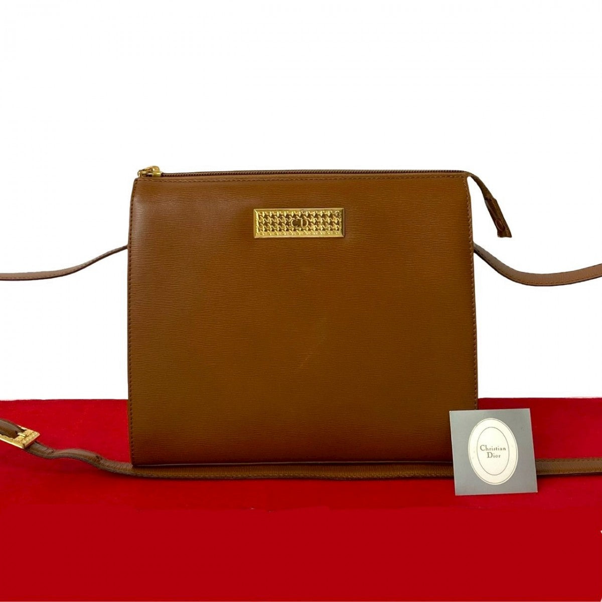 Dior Shoulder Bag leather Brown Rovelle Bags