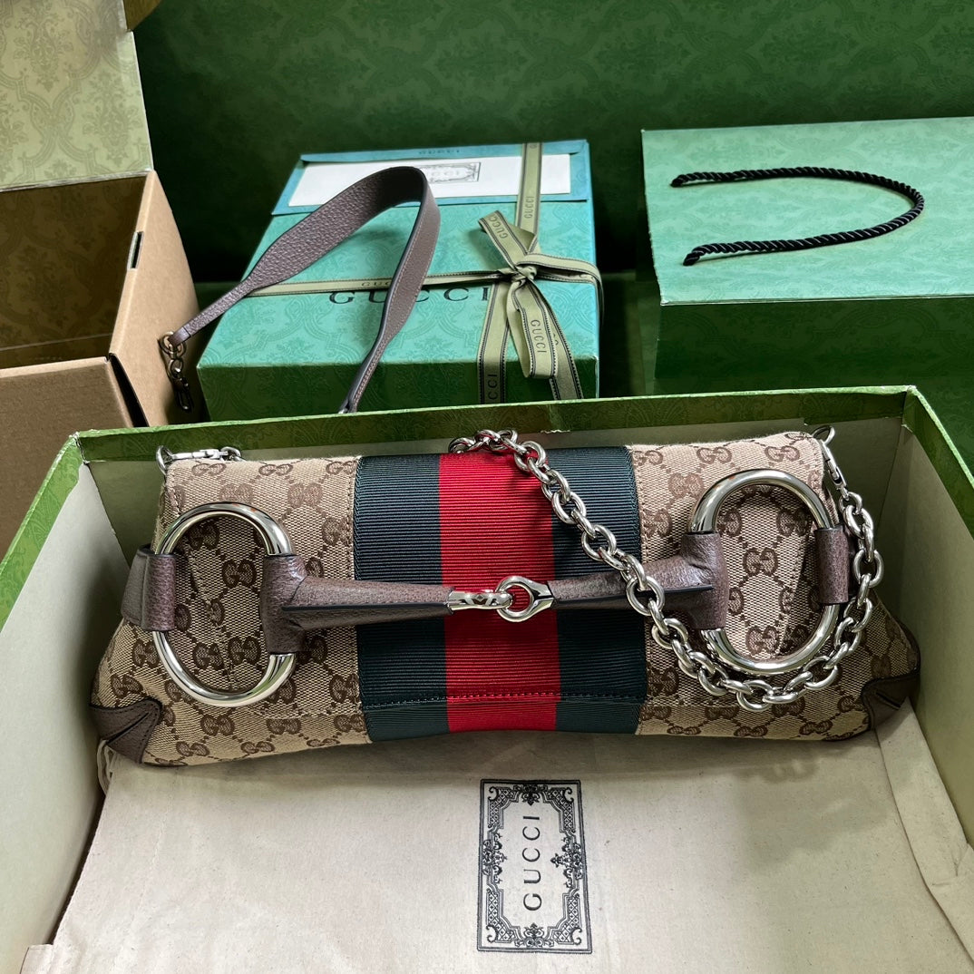 Gucci Horsebit Chain Medium Shoulder Bag