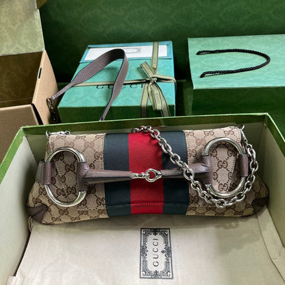 Gucci Horsebit Chain Medium Shoulder Bag