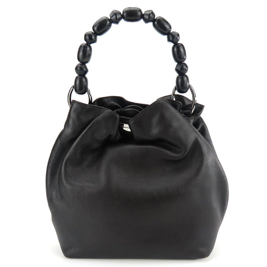 Christian Dior Handbag leather Dark brown type Women Rovelle Bags