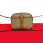 CELINE Shoulder Bag leather beige