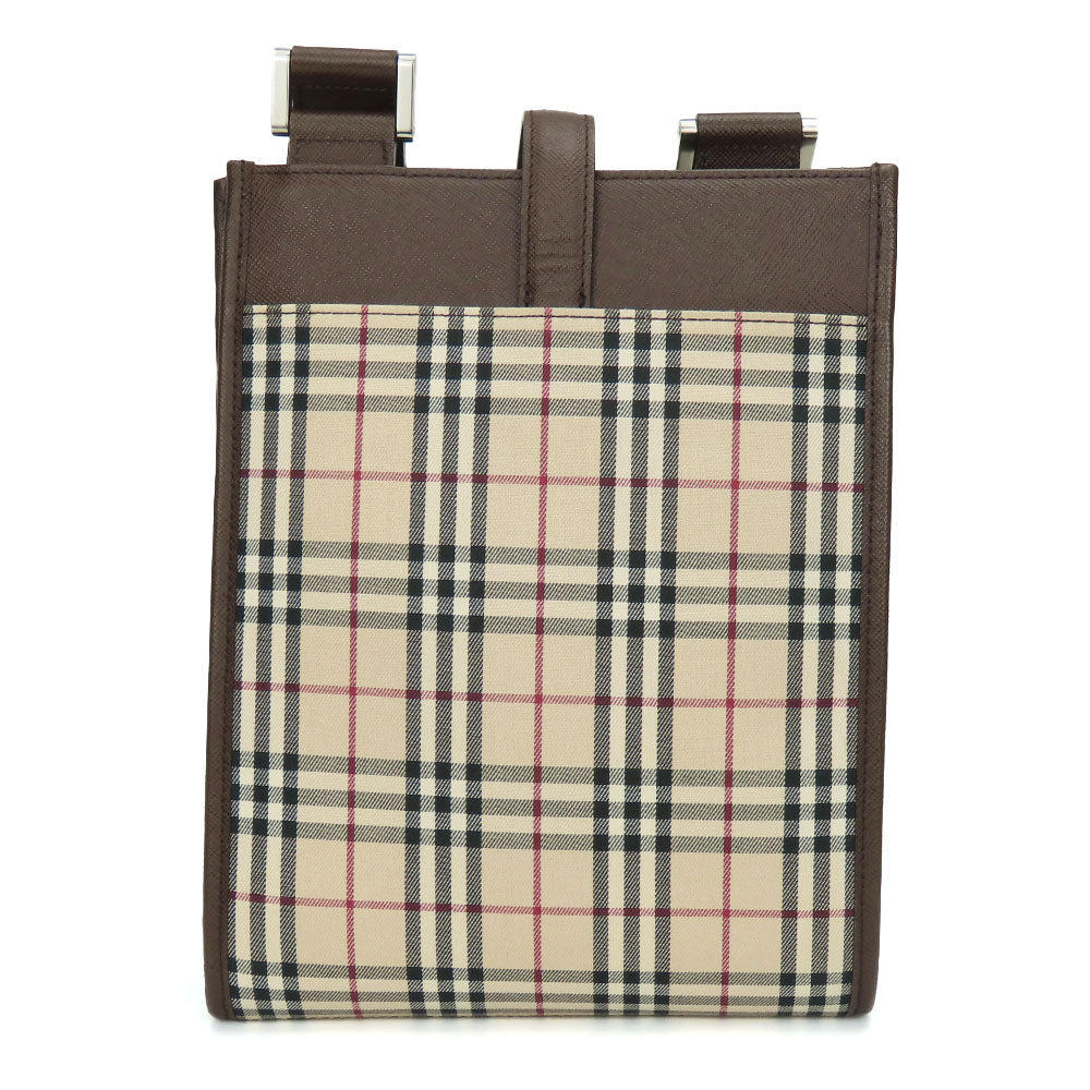 BURBERRY Shoulder Bag Canvas, Leather beige Women