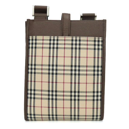 BURBERRY Shoulder Bag Canvas, Leather beige Women