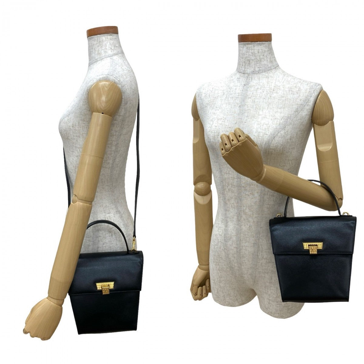 Dior Shoulder Bag leather black Rovelle Bags