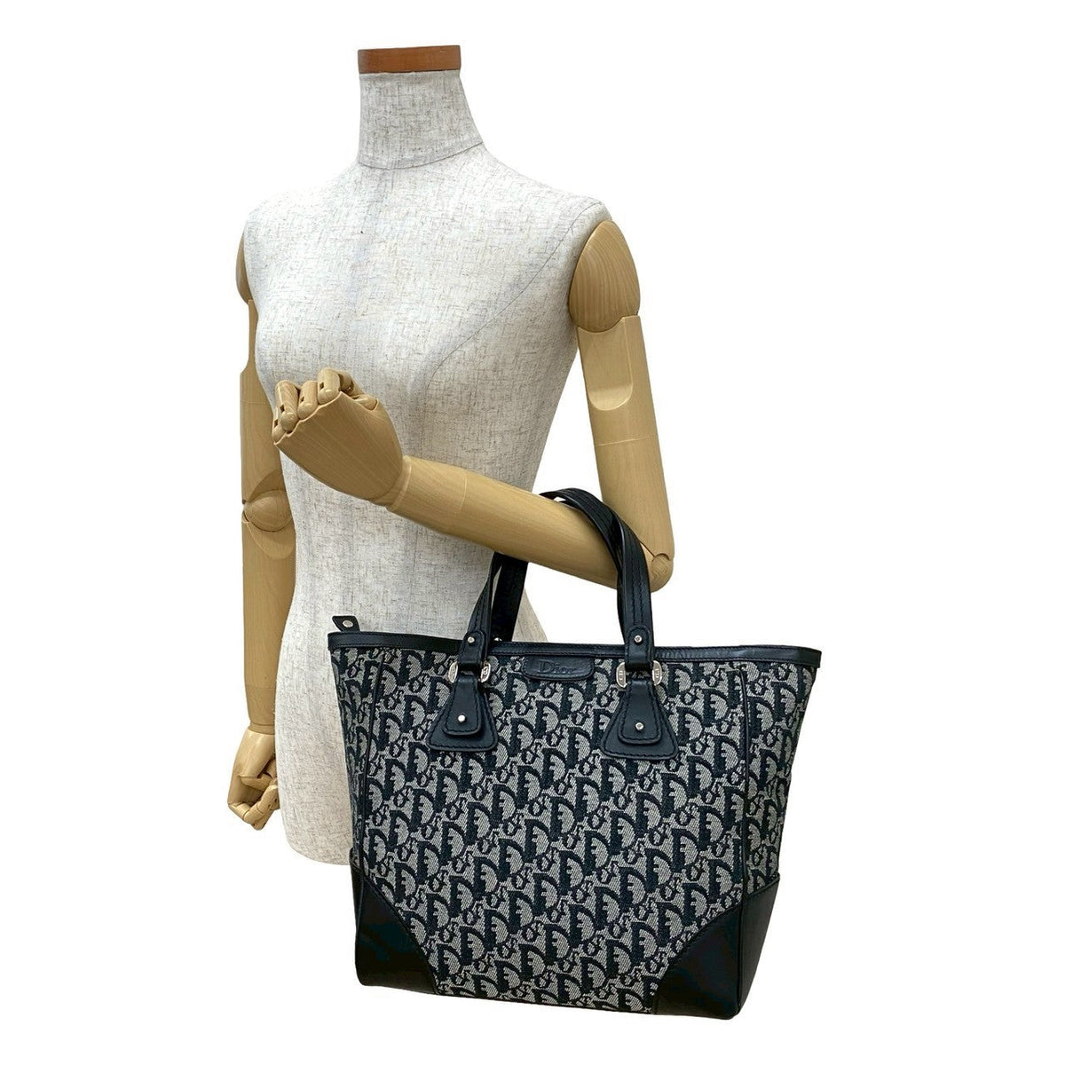Dior Handbag canvas black Rovelle Bags