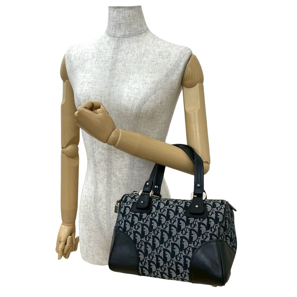 Dior Handbag canvas black Rovelle Bags