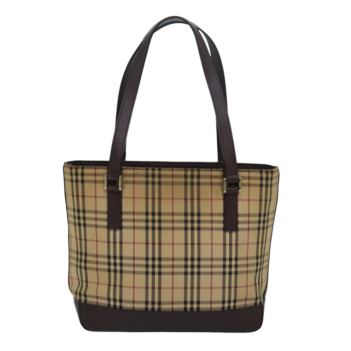Burberry Nova Auth Canvas Beige Handbag Style 5