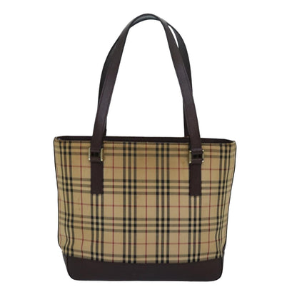 Burberry Nova Auth Canvas Beige Handbag Style 5