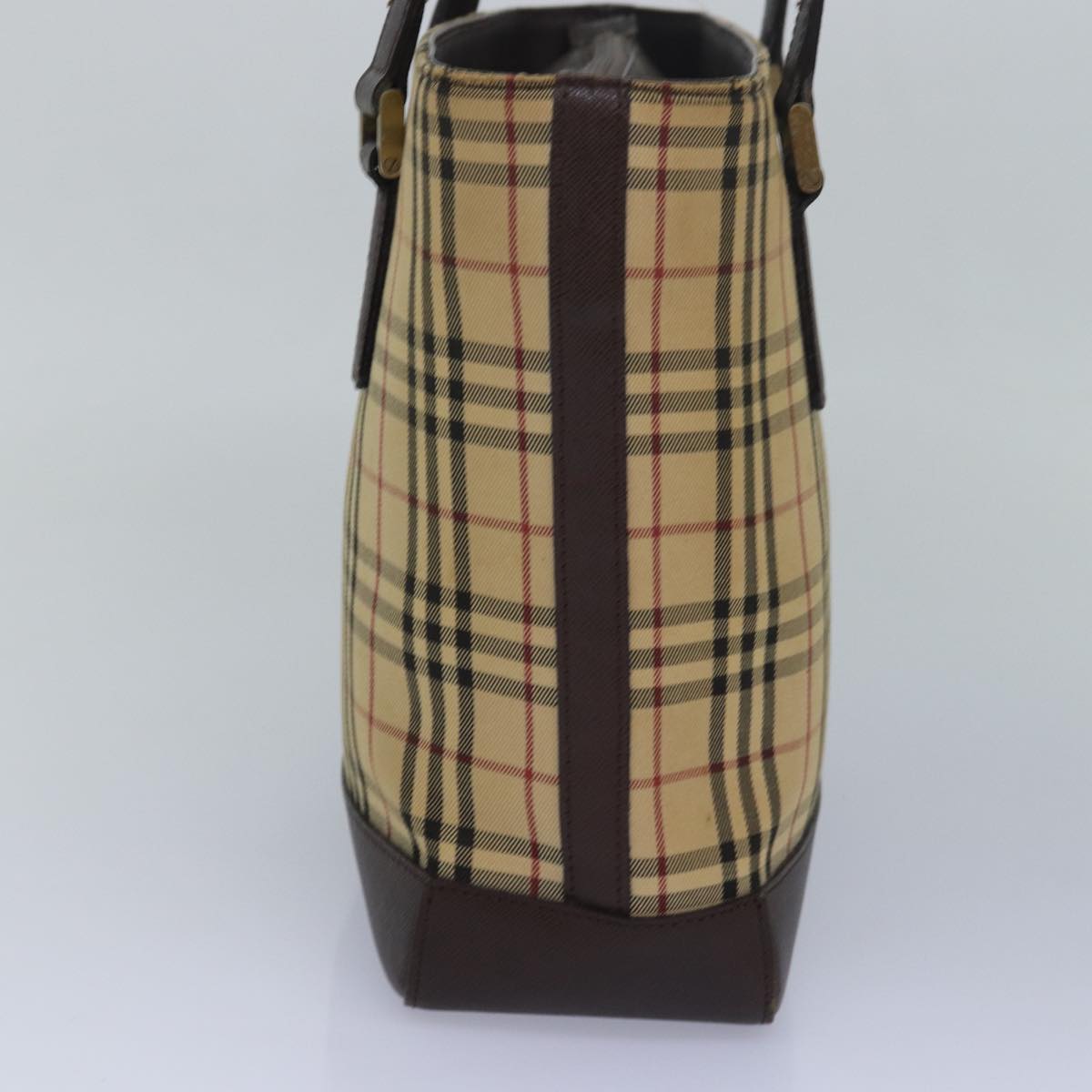 Burberry Nova Auth Canvas Beige Handbag Style 5