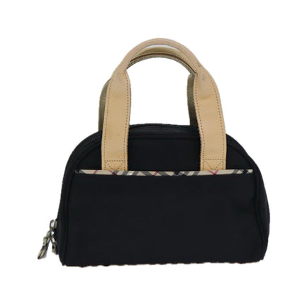Burberry Nova Auth Nylon Black Handbag Style 5