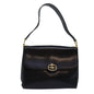 Luxury CELINE Shoulder Bag Leather Black 83339