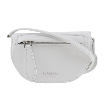 Burberry Olympia Brand Leather White Shoulder Bag