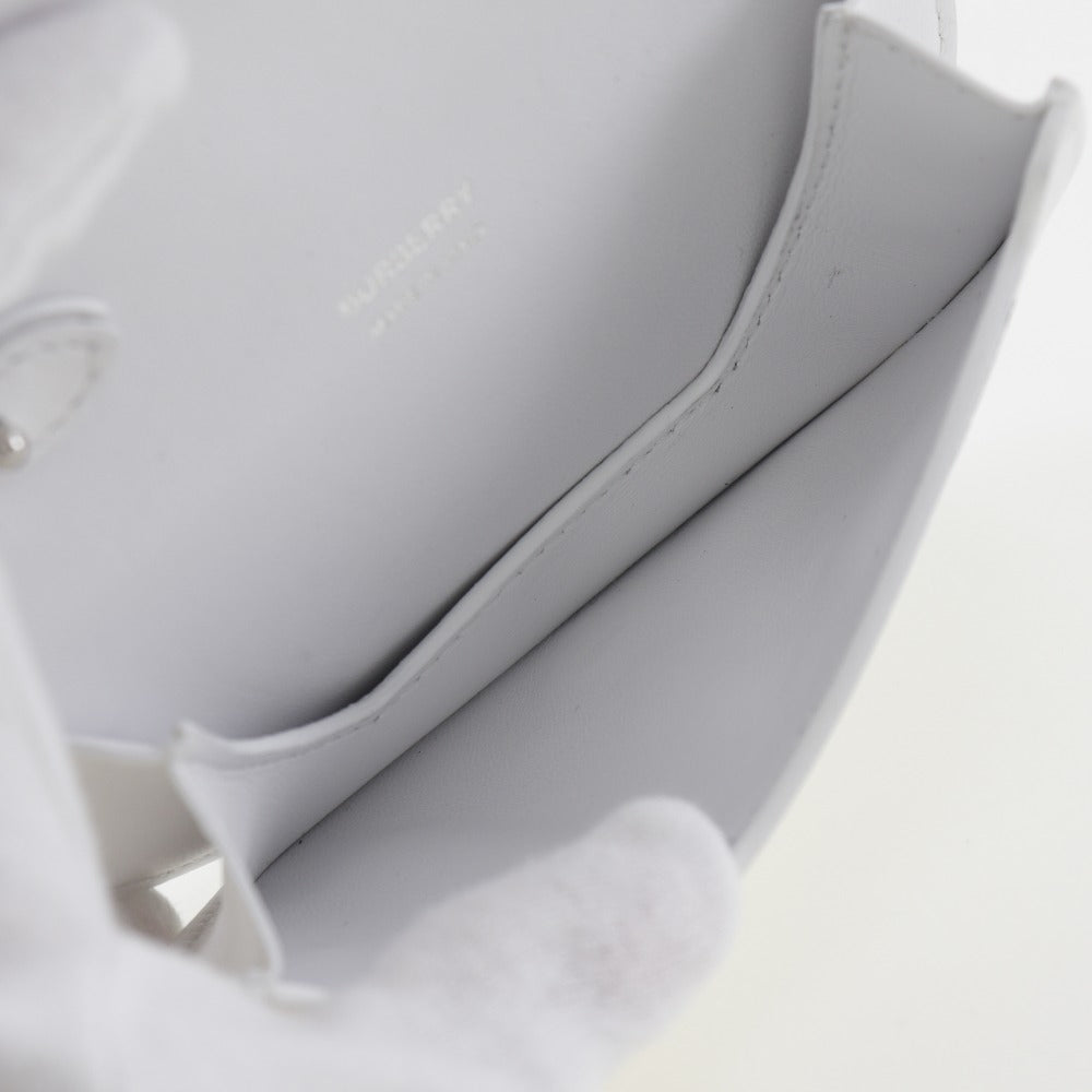 Burberry Olympia Brand Leather White Shoulder Bag