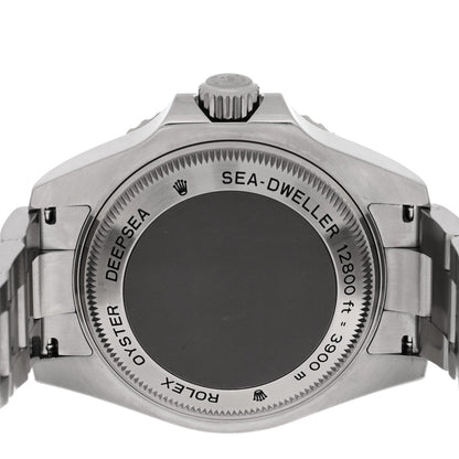 Stainless Steel 44mm Oyster Perpetual Date Sea-Dweller Deepsea Watch Black 116660
