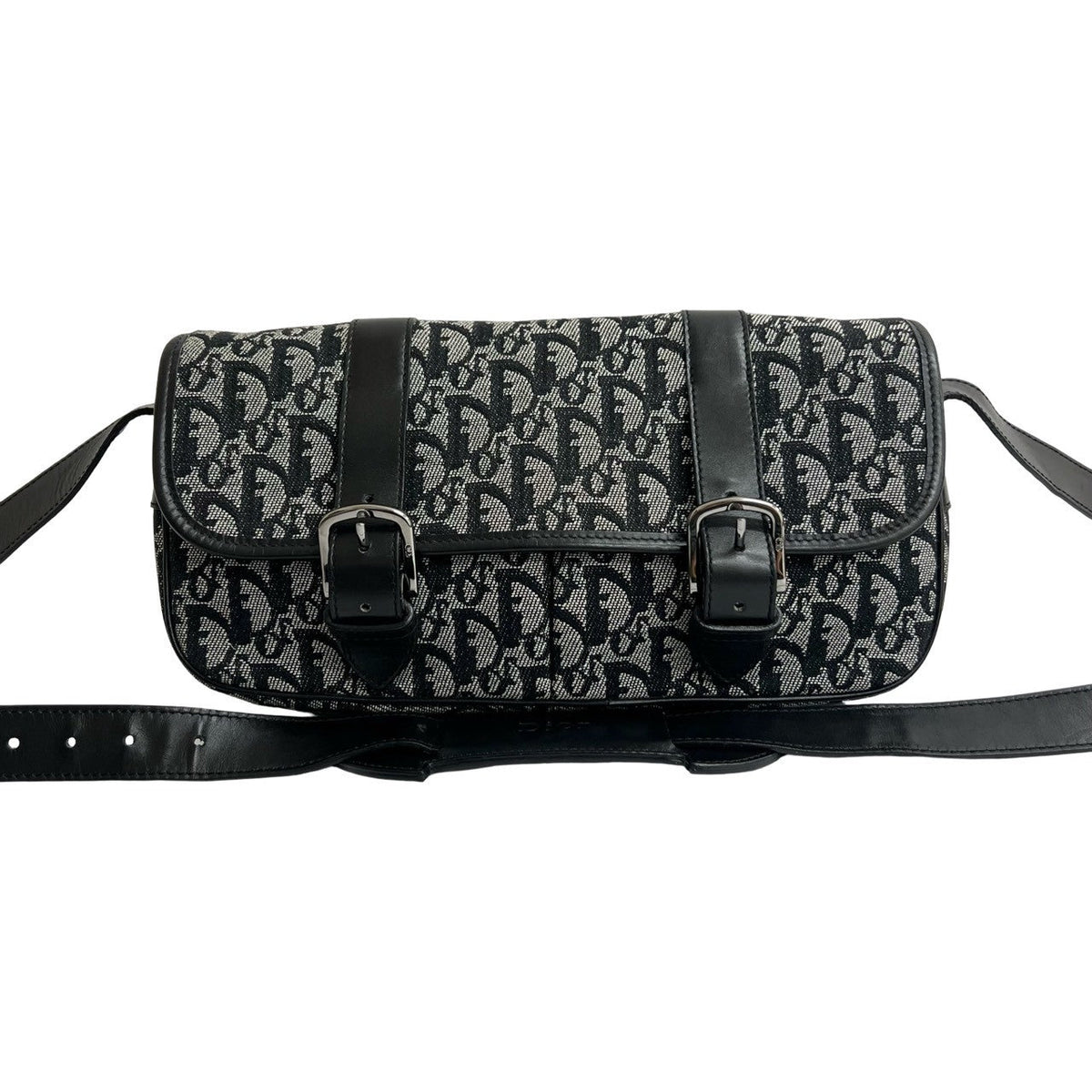 Dior Shoulder Bag canvas black Rovelle Bags