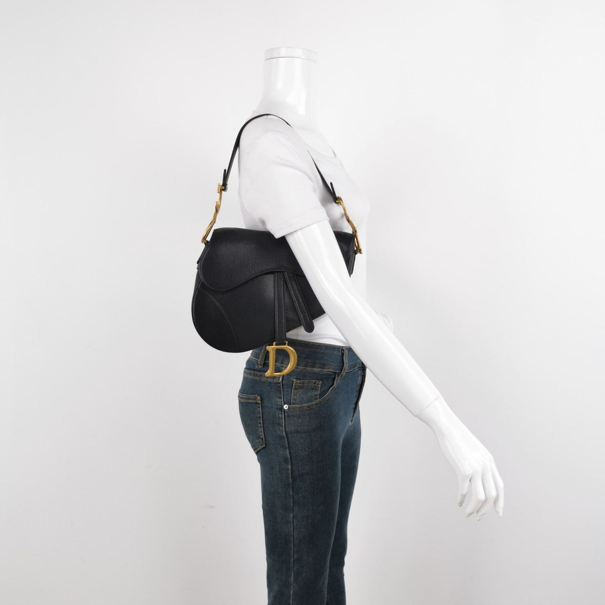 Dior Saddle 2020 Medium Lambskin Leather Bag Black Rovelle Bags