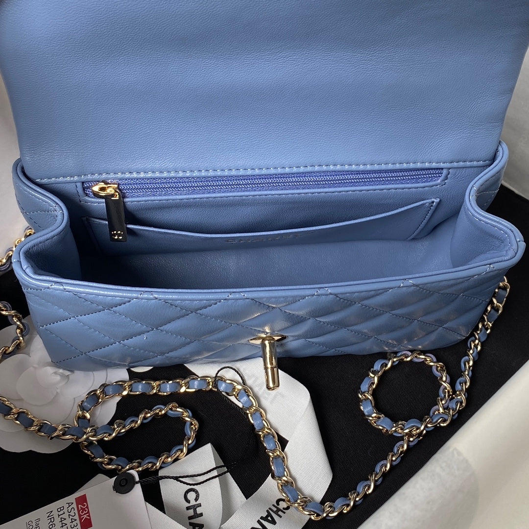 Chanel Mini Flap Bag With Top Handle