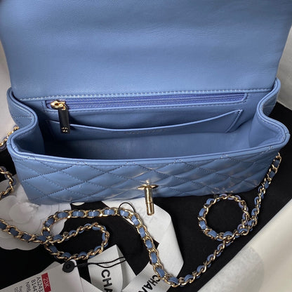 Chanel Mini Flap Bag With Top Handle