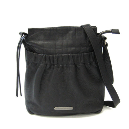 Burberry Brand Leather Black Shoulder Bag Style 17