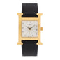 Stainless Steel Epsom 21mm Heure H Hour Quartz Watch Noir