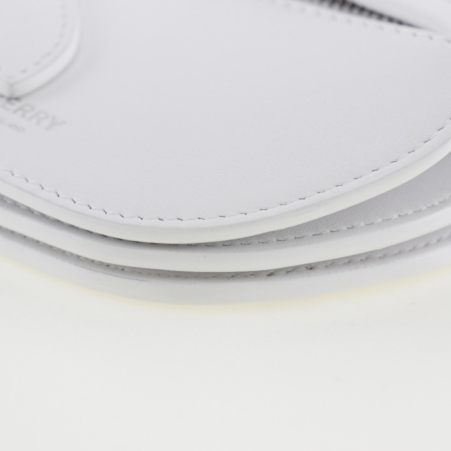 Burberry Olympia Brand Leather White Shoulder Bag Style 2