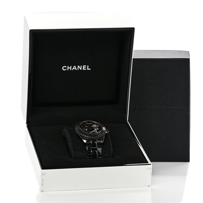 Stainless Steel Ceramic 38mm J12 Limited Edition Mademoiselle Couture Automatic Watch Black