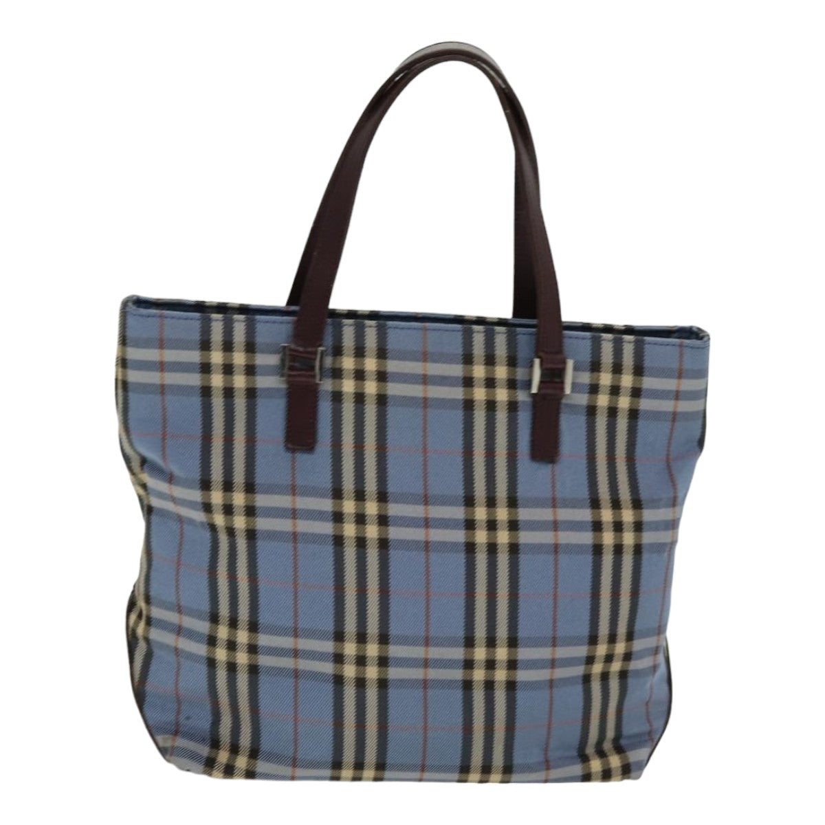 Burberry Nova Label Nylon Brown Handbag