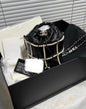 Chanel Luxury Lambskin Black Handbag Lambskin Rovelle Bags
