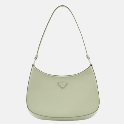 Prada Cleo Green Smooth Leather Shoulder Bag Rovelle Bags