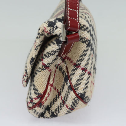 Burberry Nova Label Check Beige Shoulder Bag