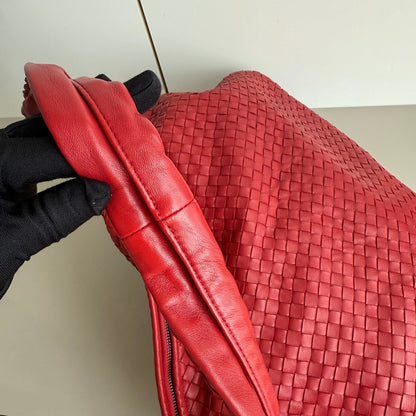 Bottega Veneta Veneta Hobo Maxi Dark Red Leather 51cm