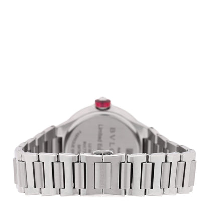 Stainless Steel Diamond 33mm Blue Aventurine Lucea Automatic Watch
