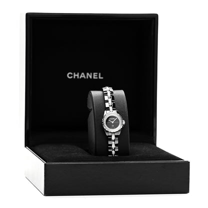 Stainless Steel Ceramic Diamond Bezel 19mm J12 XS Quartz Watch Black