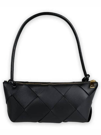 Luxury Bottega Veneta Cassette Mini Shoulder Bag Black