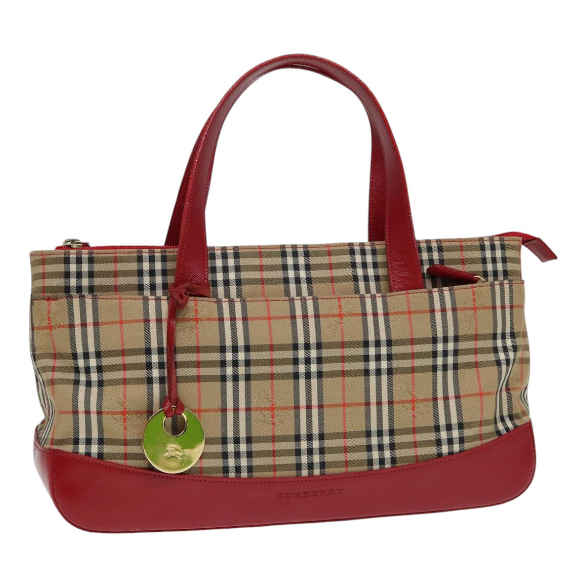 Burberry Nova Auth Canvas Beige Handbag Style 20