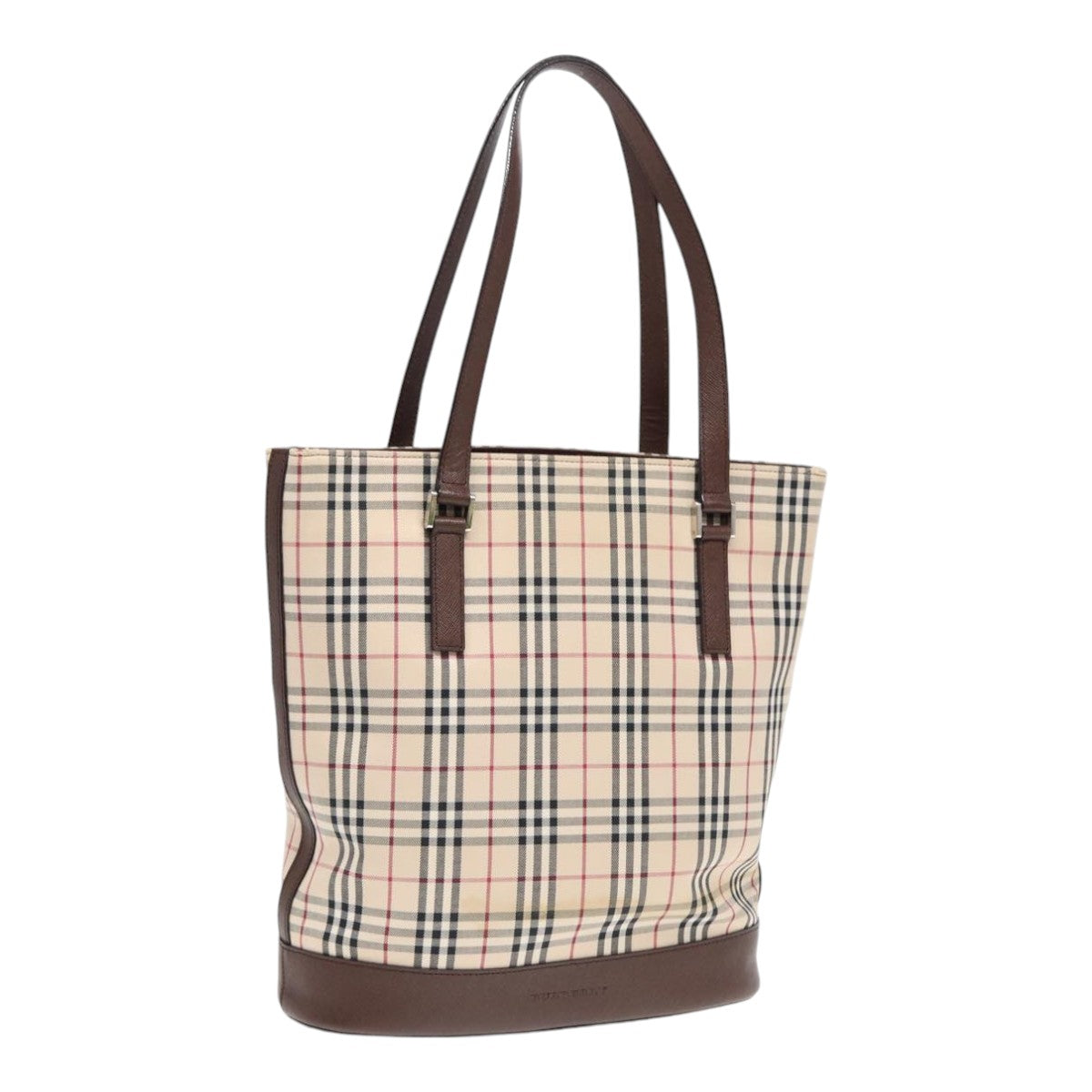 Burberry Nova Auth Canvas Beige Tote Bag Style 12