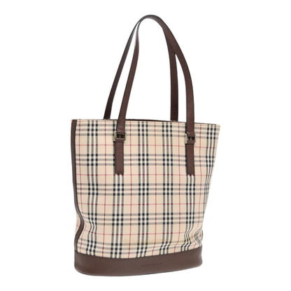 Burberry Nova Auth Canvas Beige Tote Bag Style 12