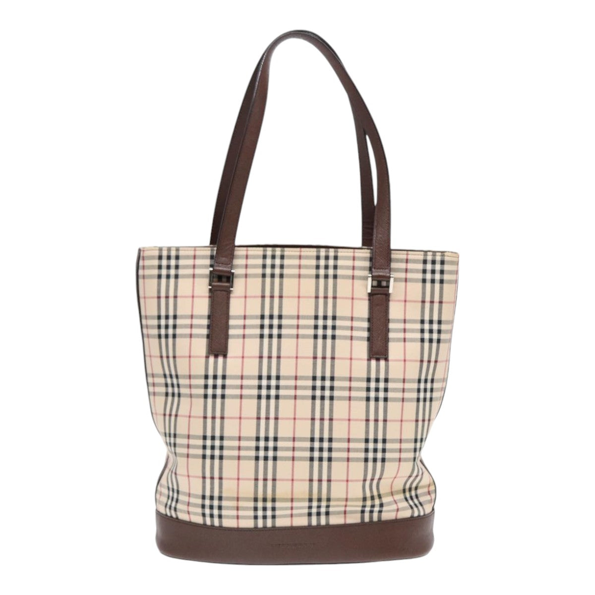 Burberry Nova Auth Canvas Beige Tote Bag Style 12
