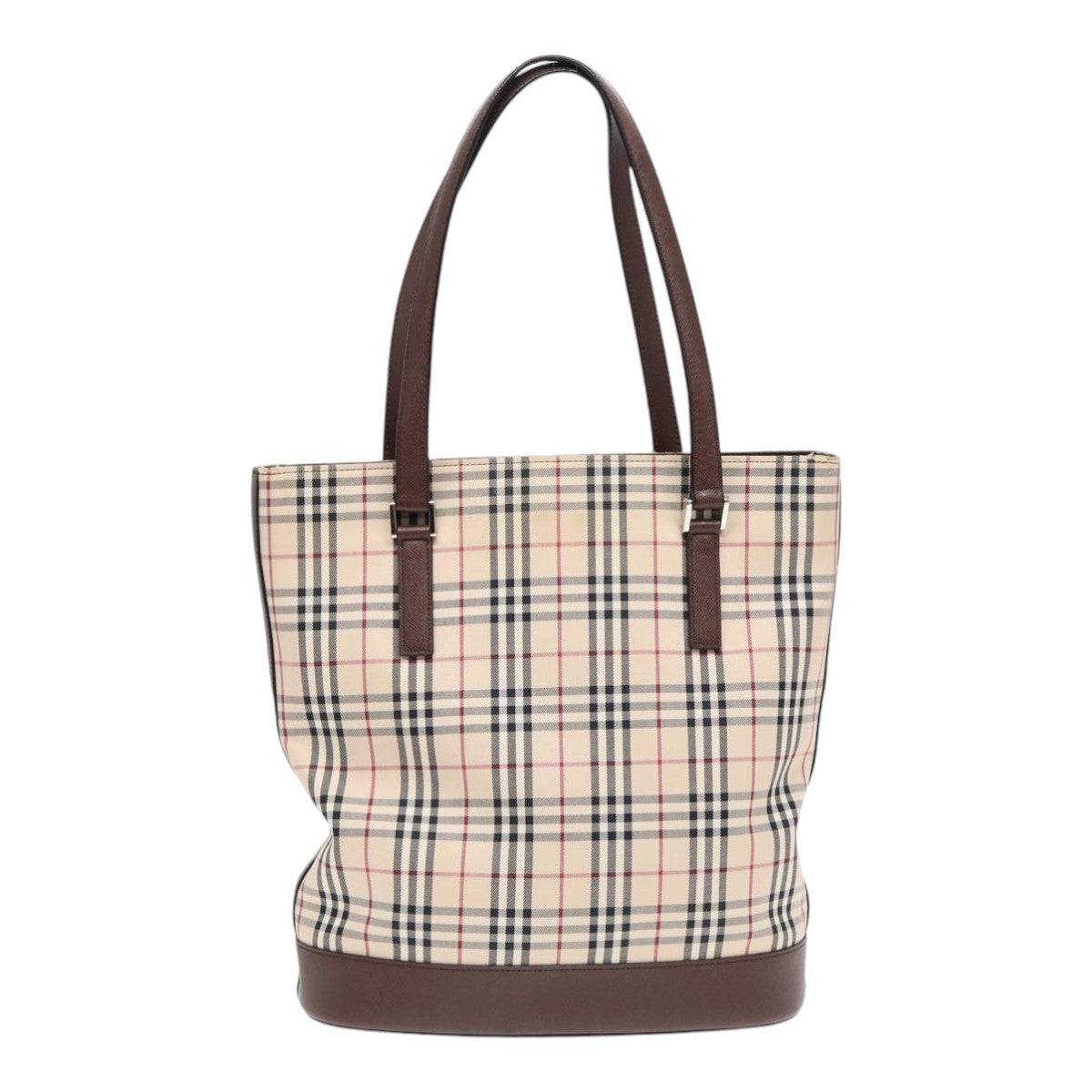 Burberry Nova Auth Canvas Beige Tote Bag Style 12