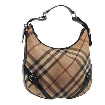 Burberry Nova Auth Check Black Shoulder Bag