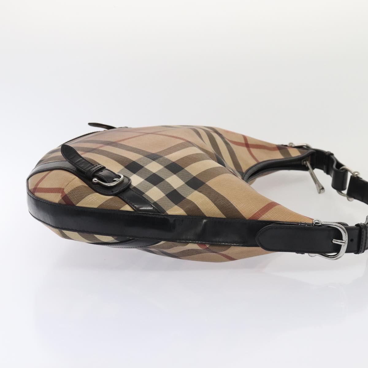 Burberry Nova Auth Check Black Shoulder Bag