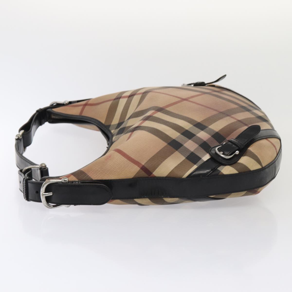 Burberry Nova Auth Check Black Shoulder Bag
