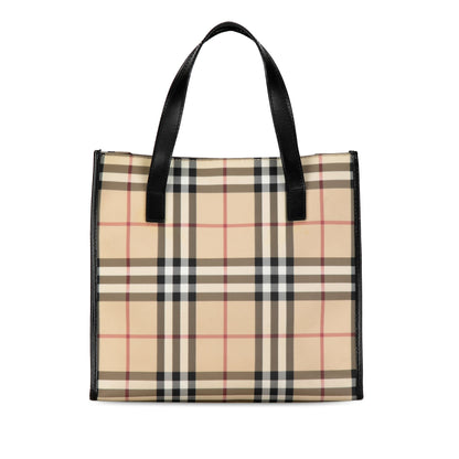Burberry Leather Brown Tote Bag