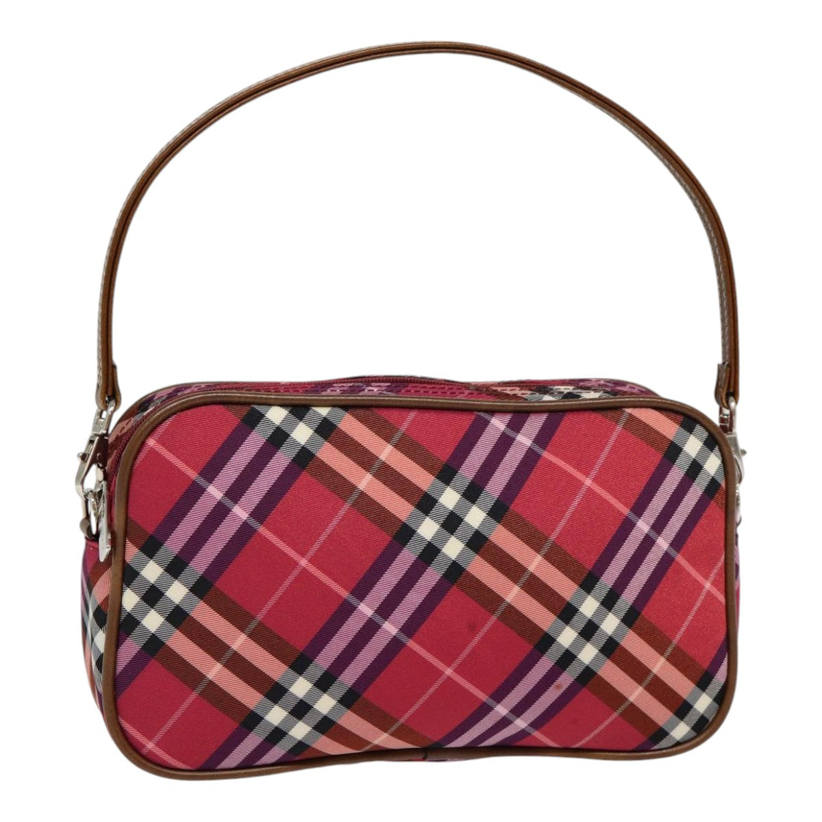 Burberry Nova Label Nylon Red Handbag Style 3