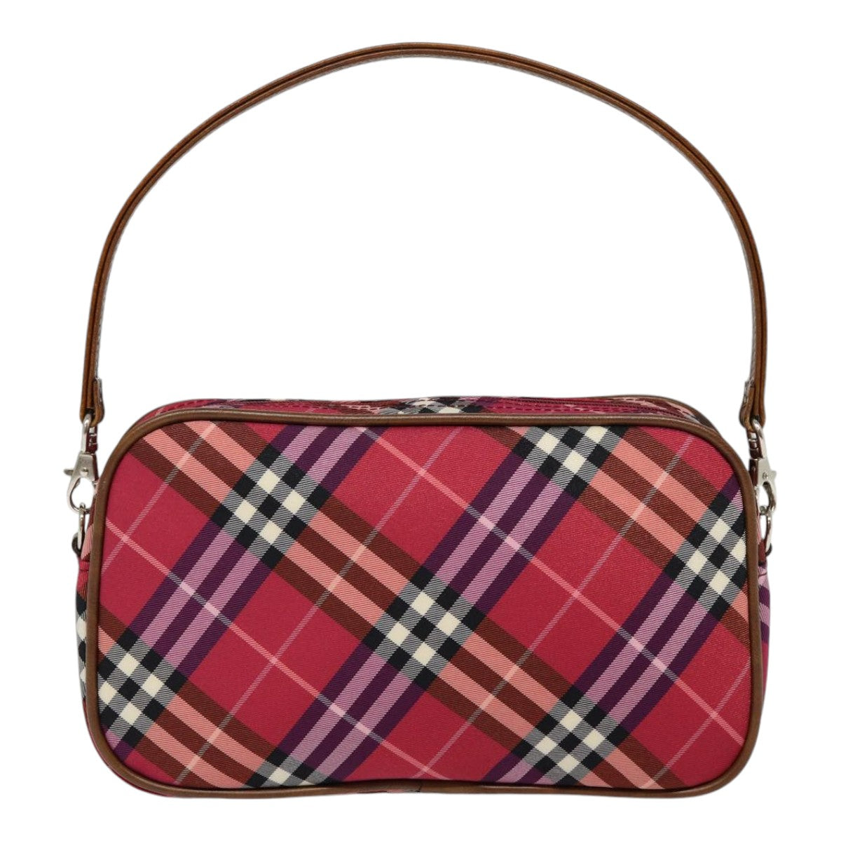 Burberry Nova Label Nylon Red Handbag Style 3