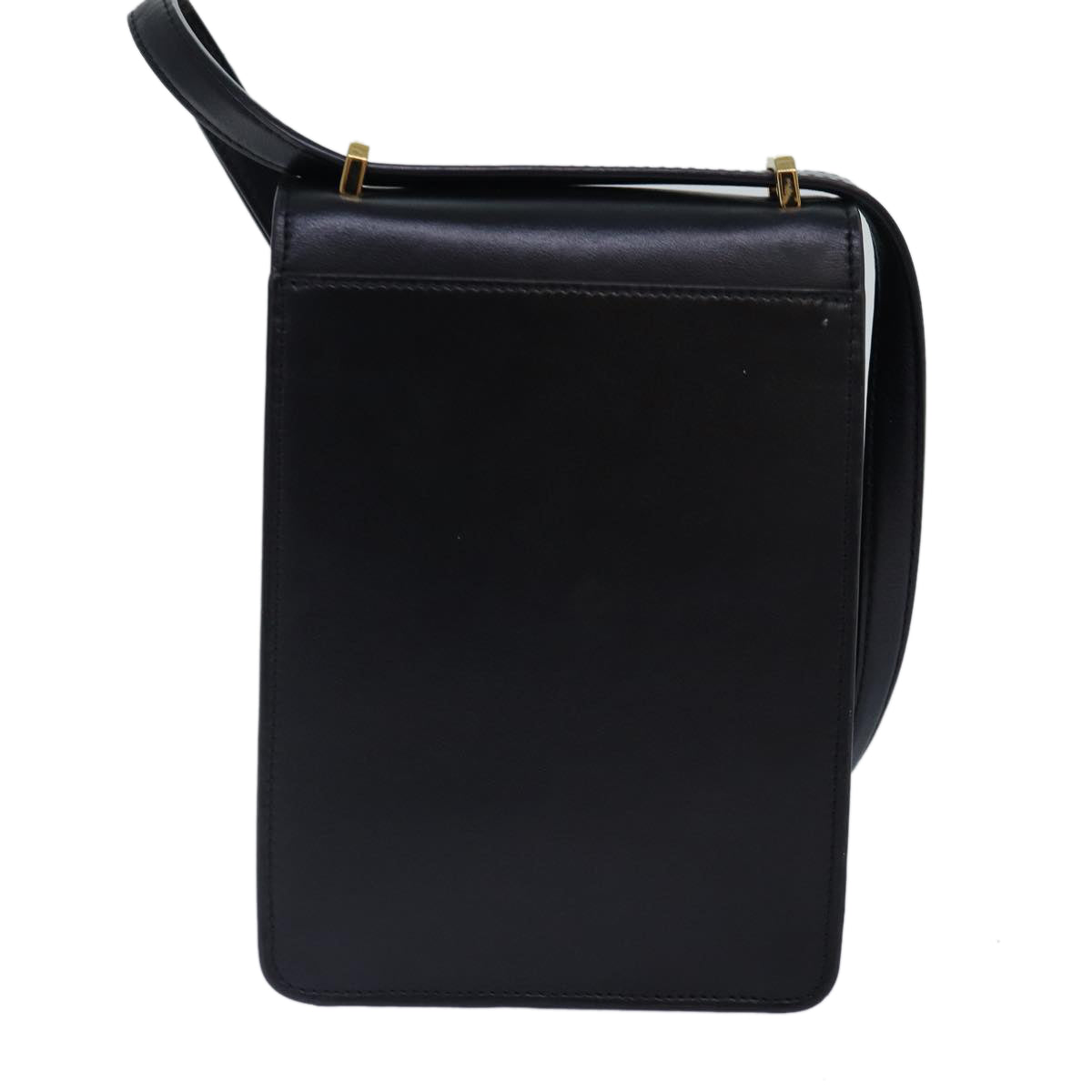 Burberry Auth Leather Black Shoulder Bag Style 3